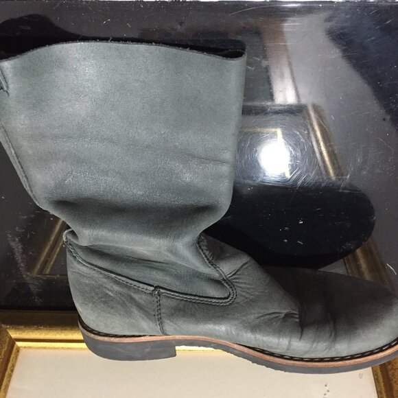 ROOTS BOOTS LEATHER SLOUCH / FOLD OVER  BOOTS SIZE 9 - Picture 6 of 11